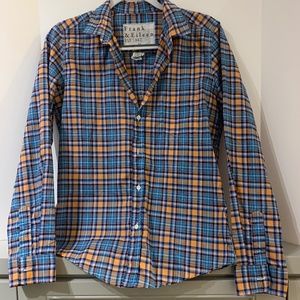 COPY - Frank & Eileen cotton plaid shirt  M “Barry” Tailored back.